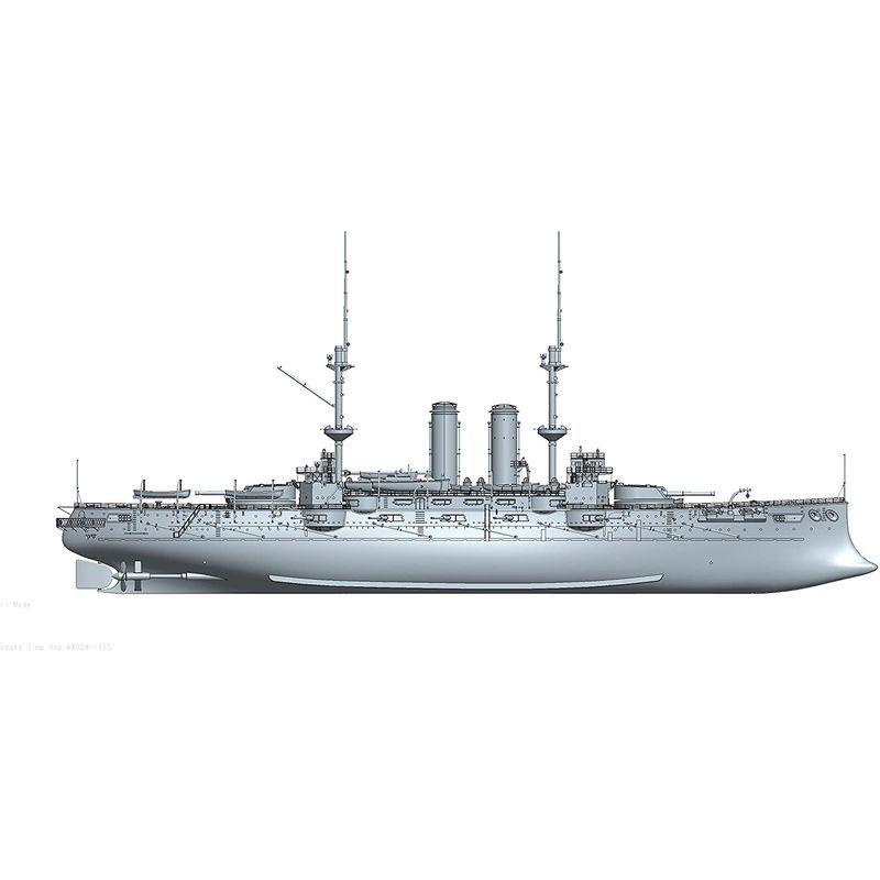 ウェーブ 1/200 戦艦 三笠 全長約66cm プラモデル BB001 1/200 全長約66cm 戦艦 三笠 プラモデル BB001 サイズ