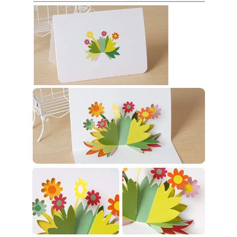 大人気定番商品 かわいいメッセージカード 8枚セット グリーティングカード 誕生日カード 立体カード 子供入学お祝い 卒業おめでとう 結婚式カード 祝いカー グリーティングカード Power E Ru