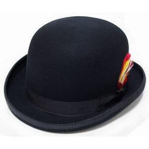 New York Hat（ニューヨークハット） 帽子 フェルトハット #5001 DELUXE WOOL FELT DERBY, Black｜prast