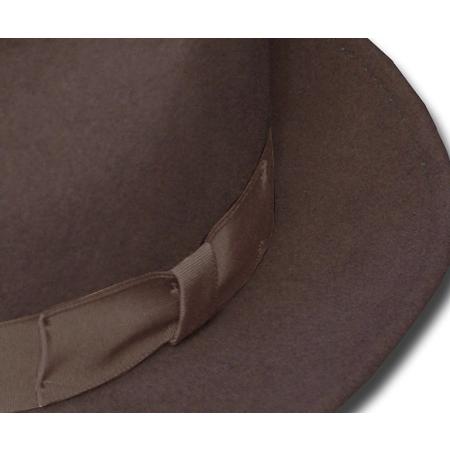 New York Hat（ニューヨークハット） 帽子 フェルトハット #5319 LITE FELT FEDORA, Pecan｜prast｜03