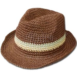 New York Hat（ニューヨークハット） ハット #7188 DESERT FEDORA, Brown｜prast