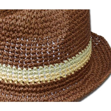 New York Hat（ニューヨークハット） ハット #7188 DESERT FEDORA, Brown｜prast｜03