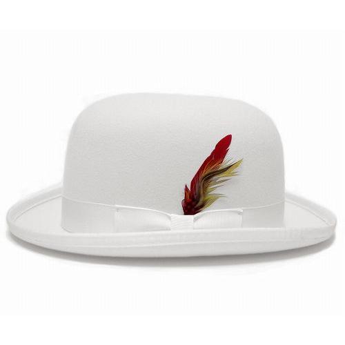 New York Hat（ニューヨークハット） 帽子 フェルトハット #5001 DELUXE WOOL FELT DERBY, White｜prast｜03