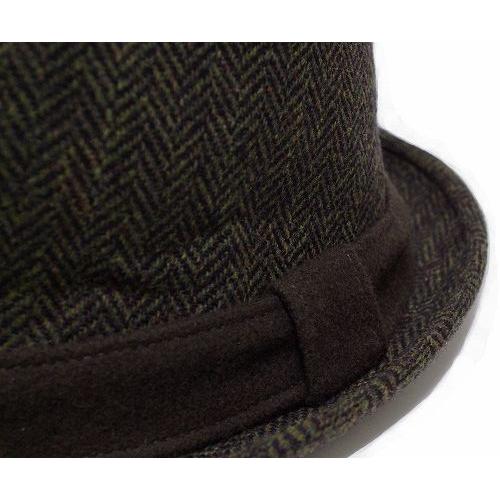 New York Hat（ニューヨークハット） ハット #5520 BONE CENTER DENT, Brown｜prast｜03