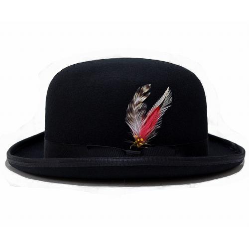 New York Hat　ニューヨークハット　 帽子 フェルトハット 　5000 WOOL FELT DERBY　 Black｜prast｜03