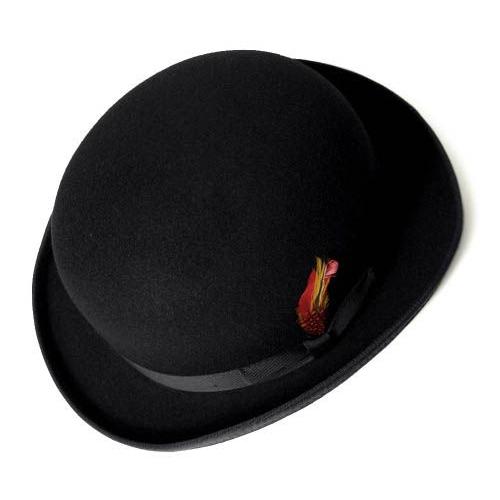 ニューヨークハット 帽子 ボーラーハット New York Hat 5007 Classic Derby クラシック ダービー Black メンズ レディース｜prast｜03