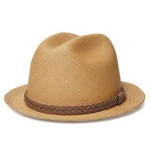 ニューヨークハット【中折れストローハット】天然パナマ草 NEW YORK HAT（ニューヨークハット） 帽子 ストローハット 中折れ