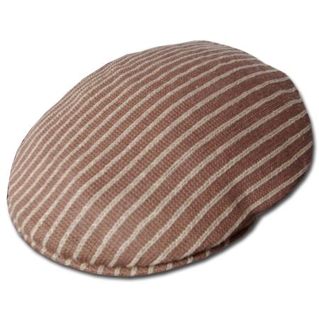 New York Hat（ニューヨークハット） ハンチング #6911 STRIPE IVY, Brown｜prast｜02