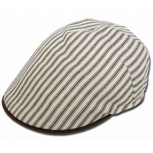 New York Hat（ニューヨークハット） ハンチング #6206 TICKING PUB, Brown｜prast