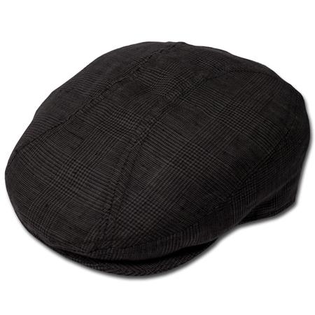 New York Hat　ニューヨークハット　 ハンチング 　6240 PLAID LINEN 1900　 Chocolate｜prast｜02