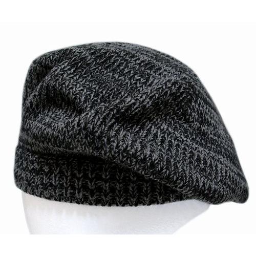 New York Hat（ニューヨークハット） 帽子 ベレー帽 #4206 MARL BERET, Black｜prast｜04