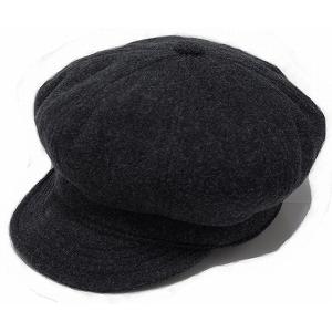 New York Hat ニューヨークハット キャスケット 9055 WOOL SPITFIRE Charcoal メンズ レディース｜prast