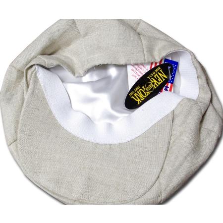 ニューヨークハット 帽子 キャスケット New York Hat 6200 LINEN BIG APPLE Oatmeal メンズ レディース｜prast｜04