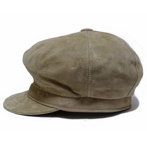 New York Hat　ニューヨークハット　 キャスケット 　9260 SUEDE SPITFIRE　 Tan｜prast｜03