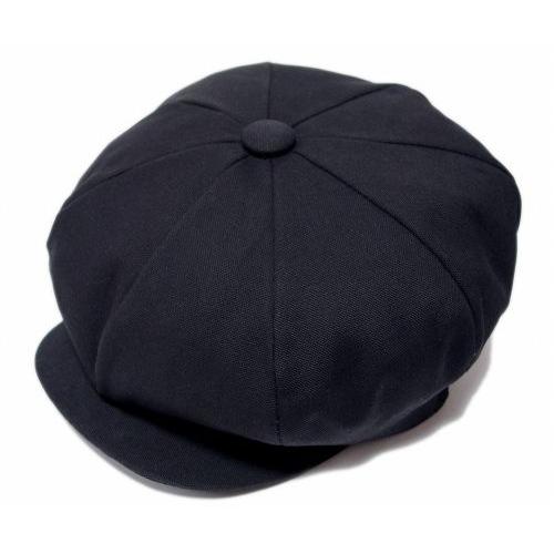 美品　newyork hat ラムスキン　ビッグアップル　キャスケット　本革　黒 美品 newyork hat ラムスキン ビッグアップル キャスケット 本革 黒