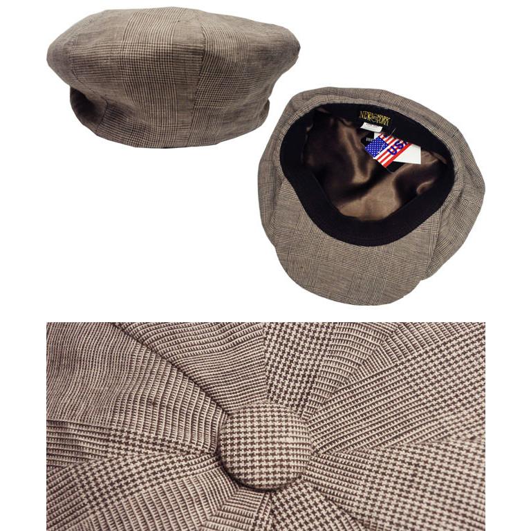 NEW YORK HAT（ニューヨークハット） New York Hat 6232 Plaid Linen