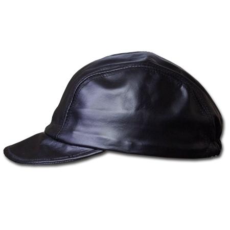 New York Hat（ニューヨークハット） キャップ #9224 LEATHER CYCLE, Black｜prast｜03