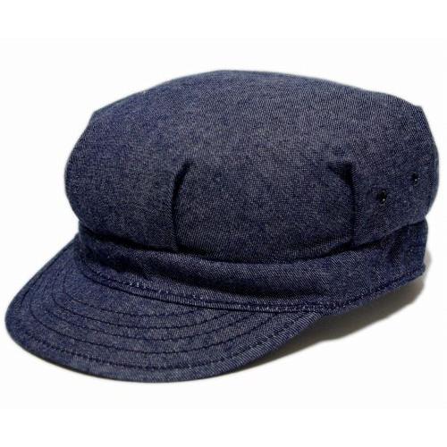 NEW YORK HAT（ニューヨークハット） 帽子 エンジニアキャップ #6258 CHAMBRAY ENGINEER, Navy｜prast｜03