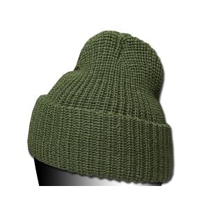 New York Hat（ニューヨークハット） ニットキャップ #4506 100% WOOL CHUNKY, Olive｜prast