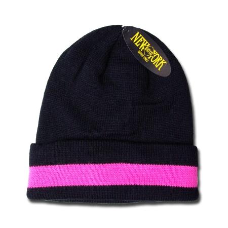 New York Hat（ニューヨークハット） ニットキャップ #4923 NEON CUFF, Hot Pink｜prast｜04