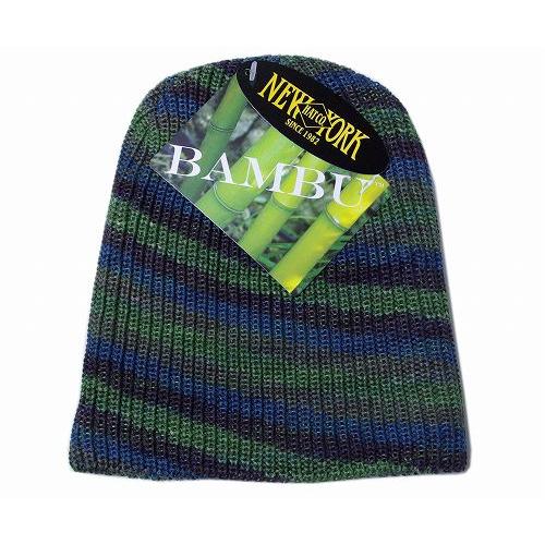 New York Hat（ニューヨークハット） ニットキャップ #4487 BAMBOO BEANIE, Green｜prast｜05