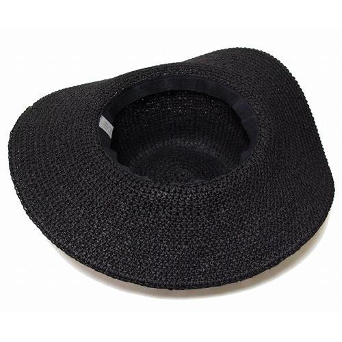 NEW YORK HAT　ニューヨークハット　 麦わら帽子 ストローハット 　7139 TOYO SWINGER　 Black｜prast｜05