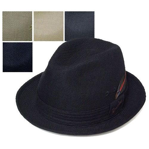 Borsalino　ボルサリーノ　カジュアルハット　リネトロンミックス　BR268　ブラック　オリーブ　ベージュ　チャコール　ダークネイビー　 | Borsalino