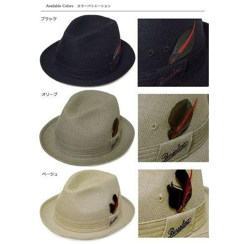 Borsalino　ボルサリーノ　カジュアルハット　リネトロンミックス　BR268　ブラック　オリーブ　ベージュ　チャコール　ダークネイビー　 | Borsalino | 03