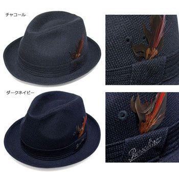 Borsalino　ボルサリーノ　カジュアルハット　リネトロンミックス　BR268　ブラック　オリーブ　ベージュ　チャコール　ダークネイビー　 | Borsalino | 04