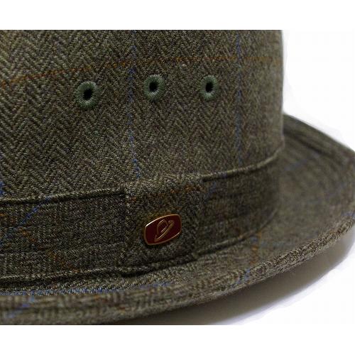 Borsalino ウールハット オリーブグリーン　59cm Borsalino ウールハット オリーブグリーン59cm
