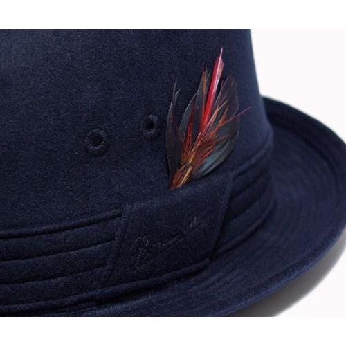 Borsalino　ボルサリーノ　帽子　カジュアルハット　ニューレスコー　B1096　ネイビー｜prast｜04