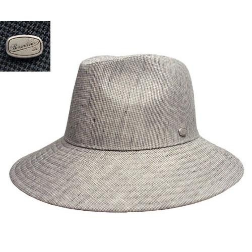 ボルサリーノ Borsalino ツバ広マニッシュハット BS647 グレー 紺 メンズ レディース | Borsalino