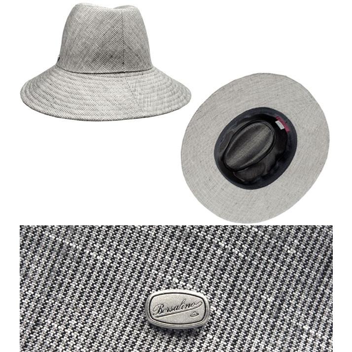 ボルサリーノ Borsalino ツバ広マニッシュハット BS647 グレー 紺 メンズ レディース | Borsalino | 02