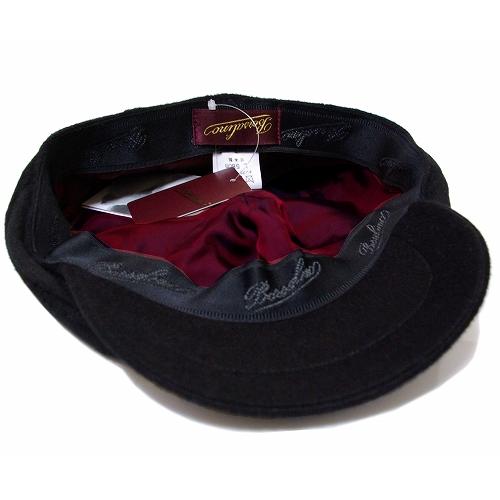Borsalino（ボルサリーノ） 帽子 ハンチング BX195 ANGOLA ブラック