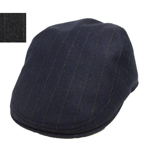 ボルサリーノ　Borsalino　カモノハシ　ハンチング　BS708　紺　チャコール　日本製 | Borsalino