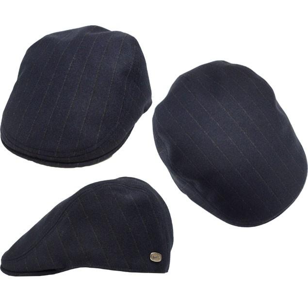 ボルサリーノ　Borsalino　カモノハシ　ハンチング　BS708　紺　チャコール　日本製 | Borsalino | 01
