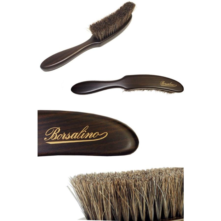 Borsalino（ボルサリーノ） 帽子ブラシ ブラウン 帽子ケア