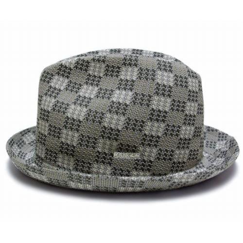 KANGOL（カンゴール） 帽子 ハット JACQUARD PLAYER, Houndcheck Grey｜prast｜06