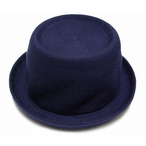KANGOL（カンゴール） 帽子 ポークパイハット BAMBOO MOWBRAY Navy