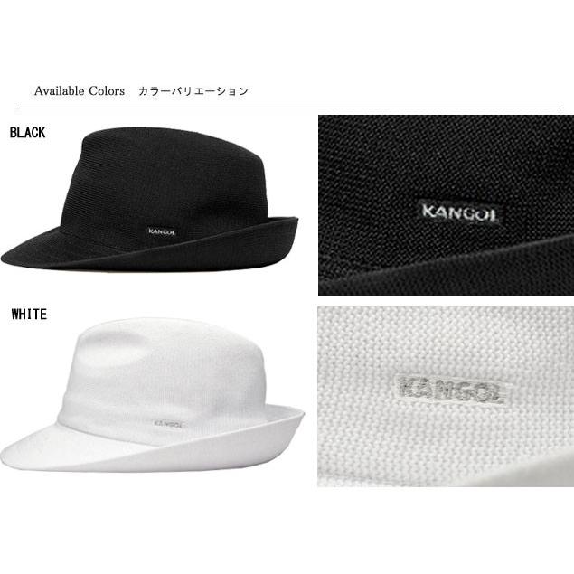 カンゴール KANGOL HIRO TRILBY ヒロ トリルビー BLACK WHITE メンズ レディース :301001595:PRAST  通販 