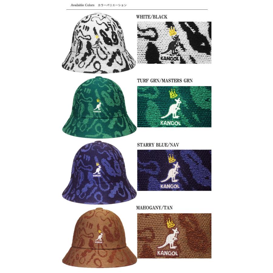 KANGOL（カンゴール） KANGOL STREET KING CASUAL WHITE/BLACK  display picture 1