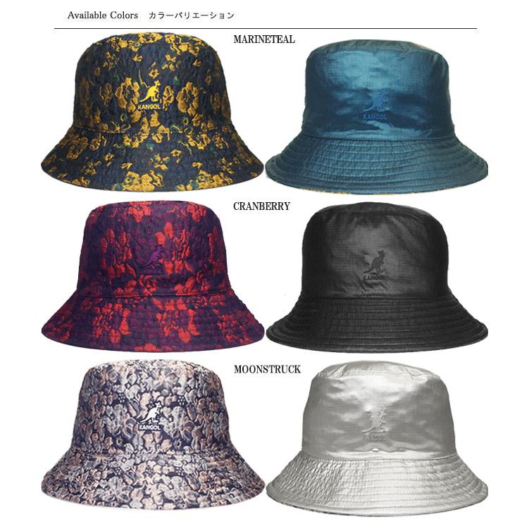KANGOL カンゴール FLORAL JACQUARD REV BUCKET MARINETEAL KANGOL カンゴール FLORAL JACQUARD REV BUCKET MARINETEAL