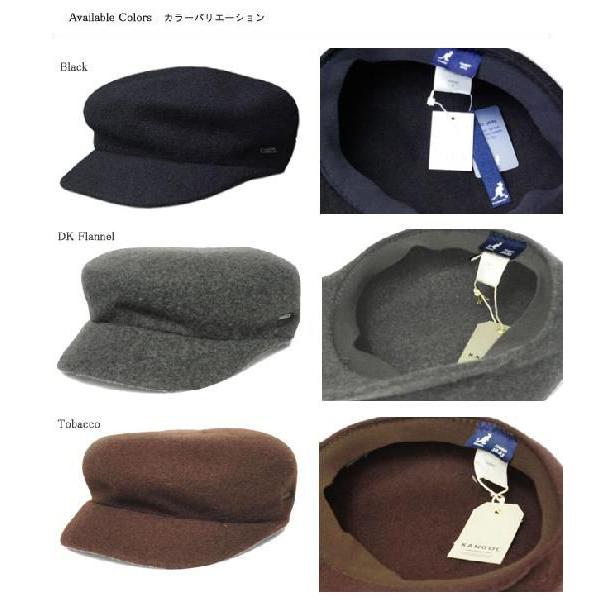 KANGOL カンゴール WOOL MAU CAP ウールマウキャップ Black DKFlannel Tobaco メンズ レディース｜prast｜02