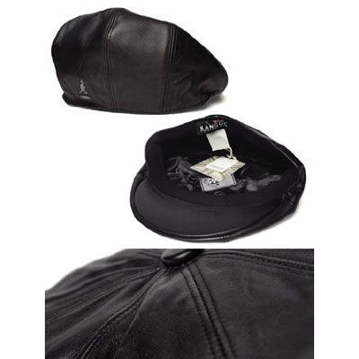 kangol leather cap