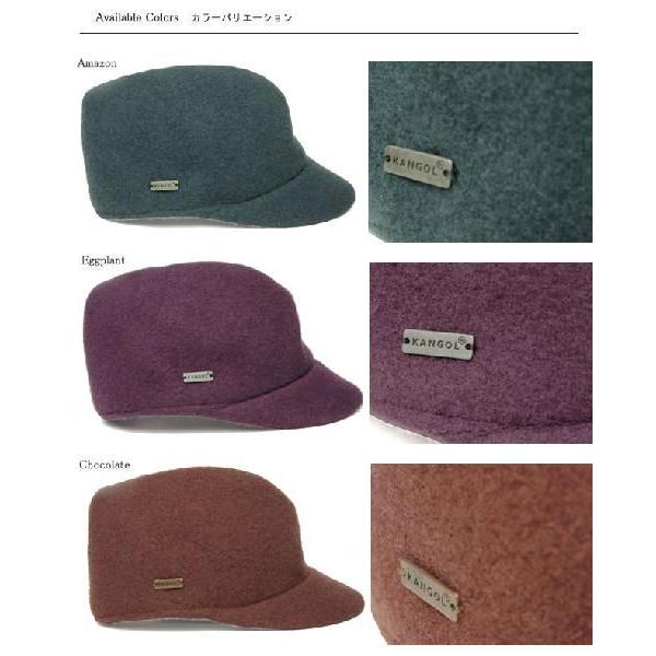 KANGOL（カンゴール） WOOL COLETTE ウールコレット Black DarkFlannel