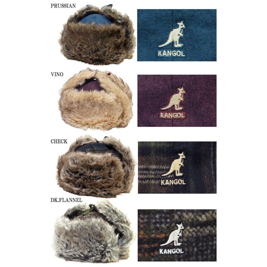 KANGOL カンゴール Wool Ushanka ウールウシャンカ LODEN BLACK CAMEL PRUSSIAN VINO CHECK DKFLANNEL メンズ レディース | KANGOL | 04