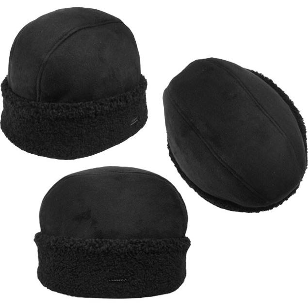 KANGOL（カンゴール） Faux Shearling Cossack Black Tan コサック