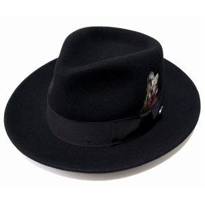 Bailey　ベイリー　 　Hollywood Series　帽子 フェルトハット 　7002 FEDORA　Black｜prast