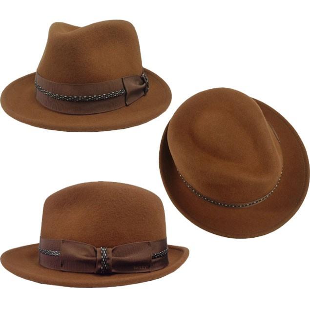 ベイリー Bailey BATES TOBACCO BLACK 帽子 フェルト ハット 中 ベイリー Bailey BATES TOBACCO BLACK 帽子 フェルト ハット 中