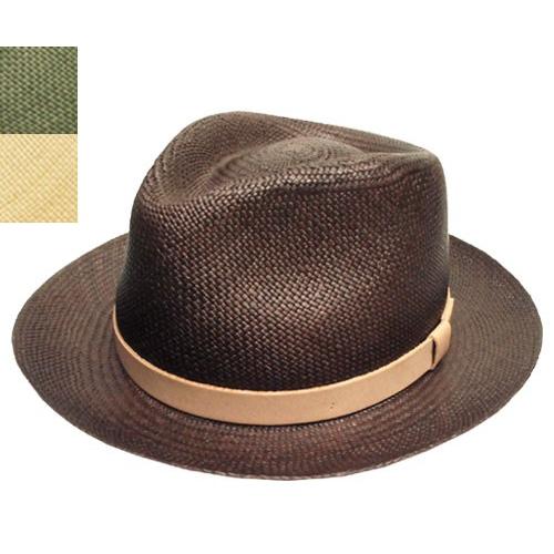 ベイリー Bailey GELHORN BROWN OLIVE NATURAL ストローハット 中折れ 